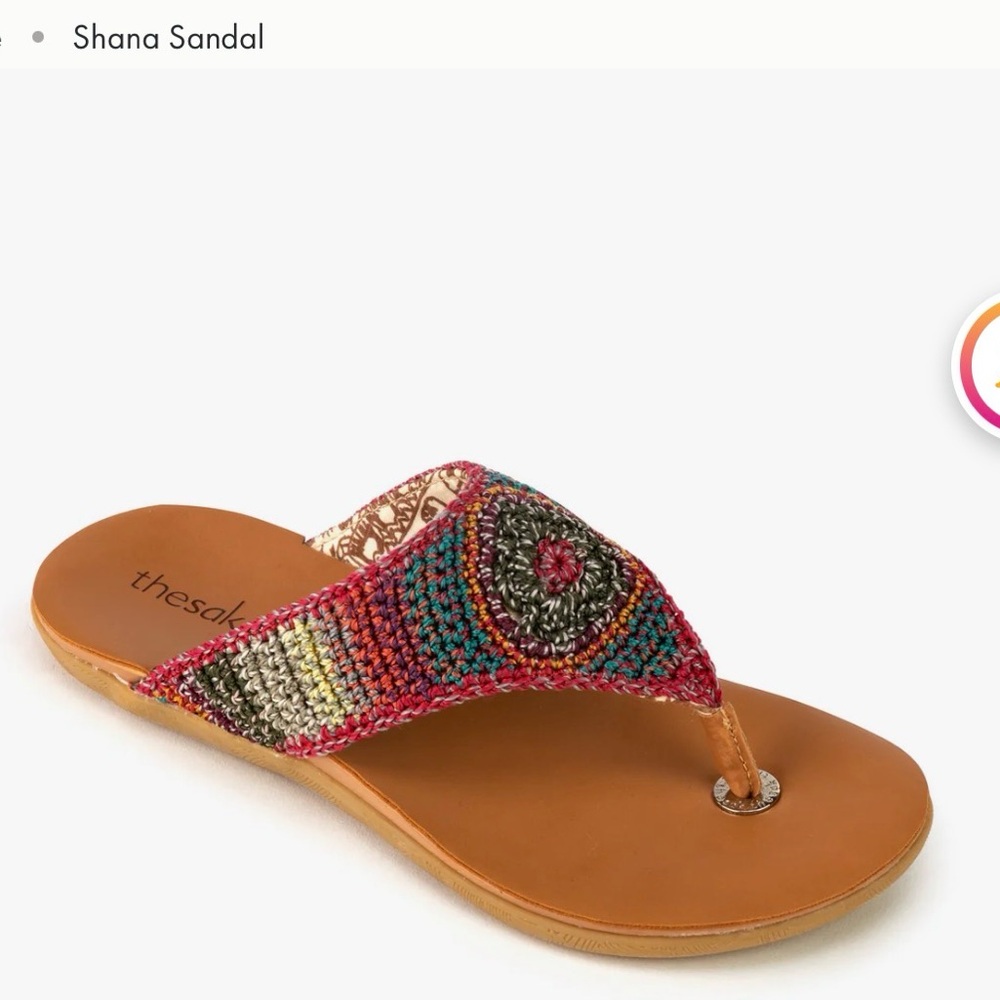 Colorful Beaded Women's Shanna thesak Sandals - Picture 5 of 7